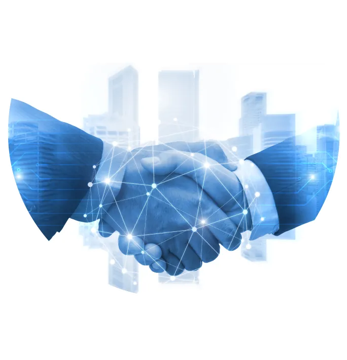 Business Man Shaking hands with Expert Business Advisor